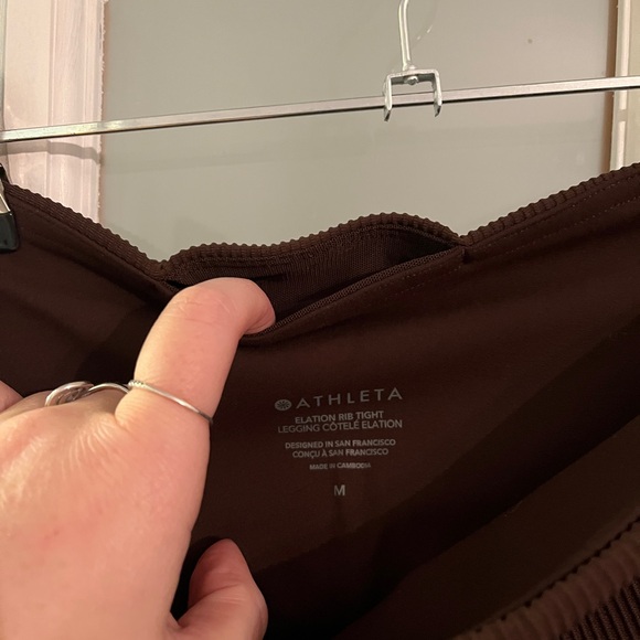 Athleta Elation High-Waisted ribbed Leggings - Picture 6 of 8